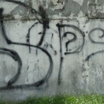 Graffiti dirtying up the neighborhood