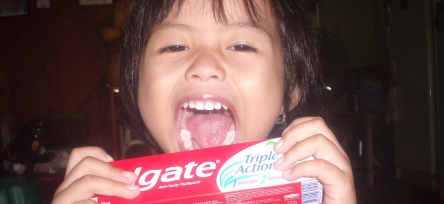 They were selling colgate products