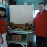 Getting ready for a lechon baboy