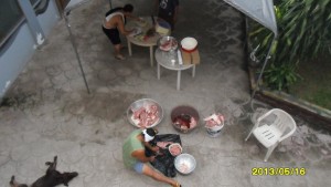 04 It was decided to butcher the pig and not make Lechon