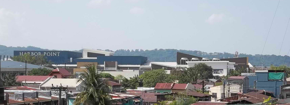 Harbor Point Mall as seen from the roof