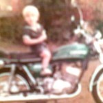 1973 Suzuki with my son Sean Paul Goose Creek SC