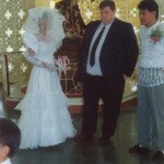 On our wedding day - 1990