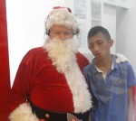 Santa with his Special Child friend