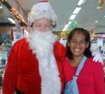The Lady who really wanted a picture with Santa