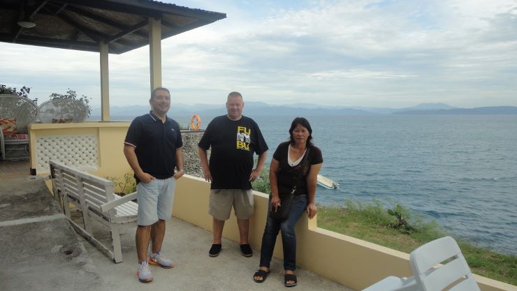 Bob and Feyma at Lemlunay Resort in Sarangani