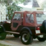 1980 Wrangler Jeep at my house in Largo Fla.
