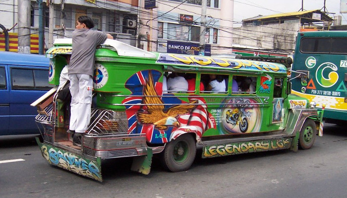 Riding in the Jeepney