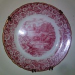 pink plate made from England