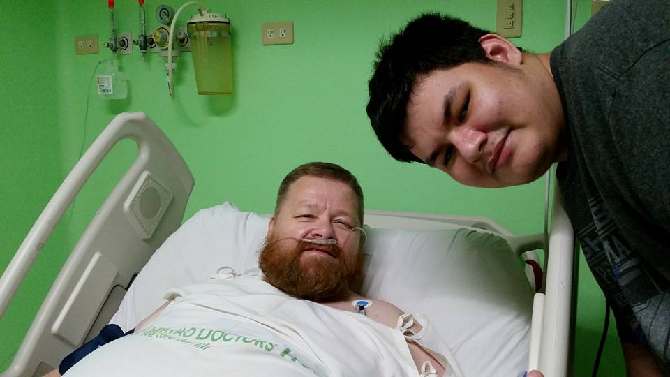 Bob and Aaron at the Coronary ICU at Davao Doctors Hospital