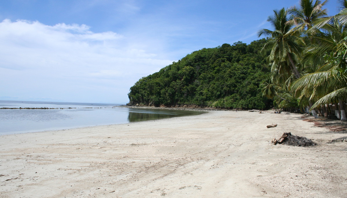 Beach in Santa Maria, Davao del Sur