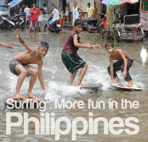 Surfing Manila