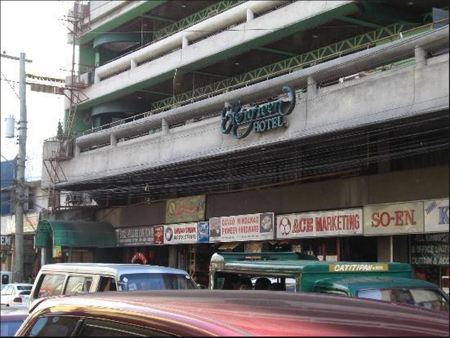 Old Evergreen Hotel in Davao where the explosion occurred in 2002