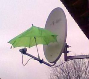 Satellite signal goes out when it rains, I can fix that