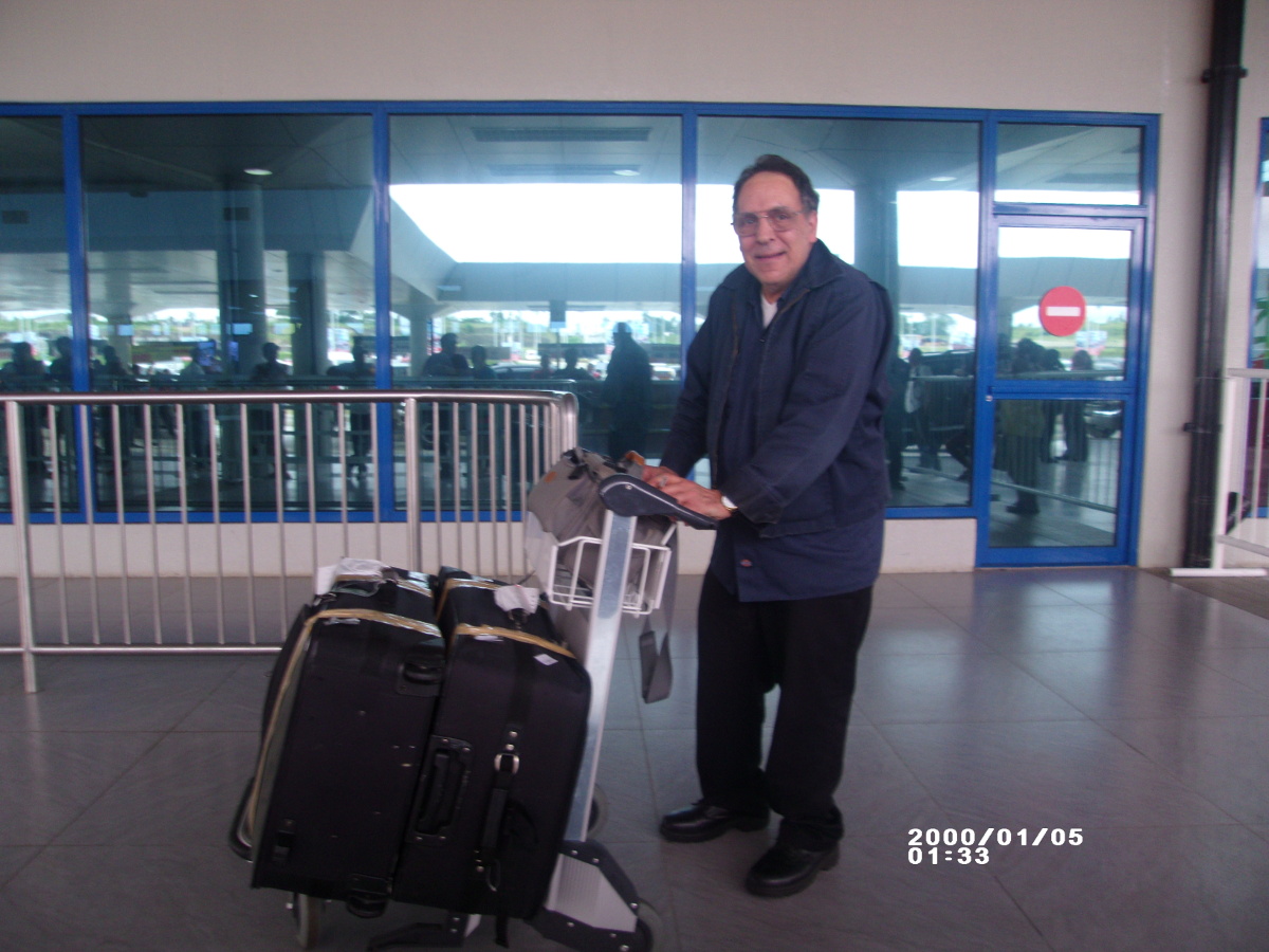 My arrival with luggages full of pasalubongs and donations